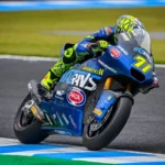 Dennis Foggia racing in Mobility Resort Motegi for Japanese GP 2024