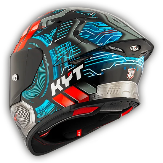 TT-Revo helmet, facing quarter left rear