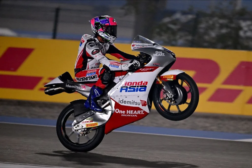 Tatchakorn Buasri, race in Moto 3 Qatar 2025