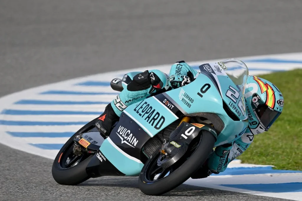 David Almansa, race in Moto 3 Spain 2025