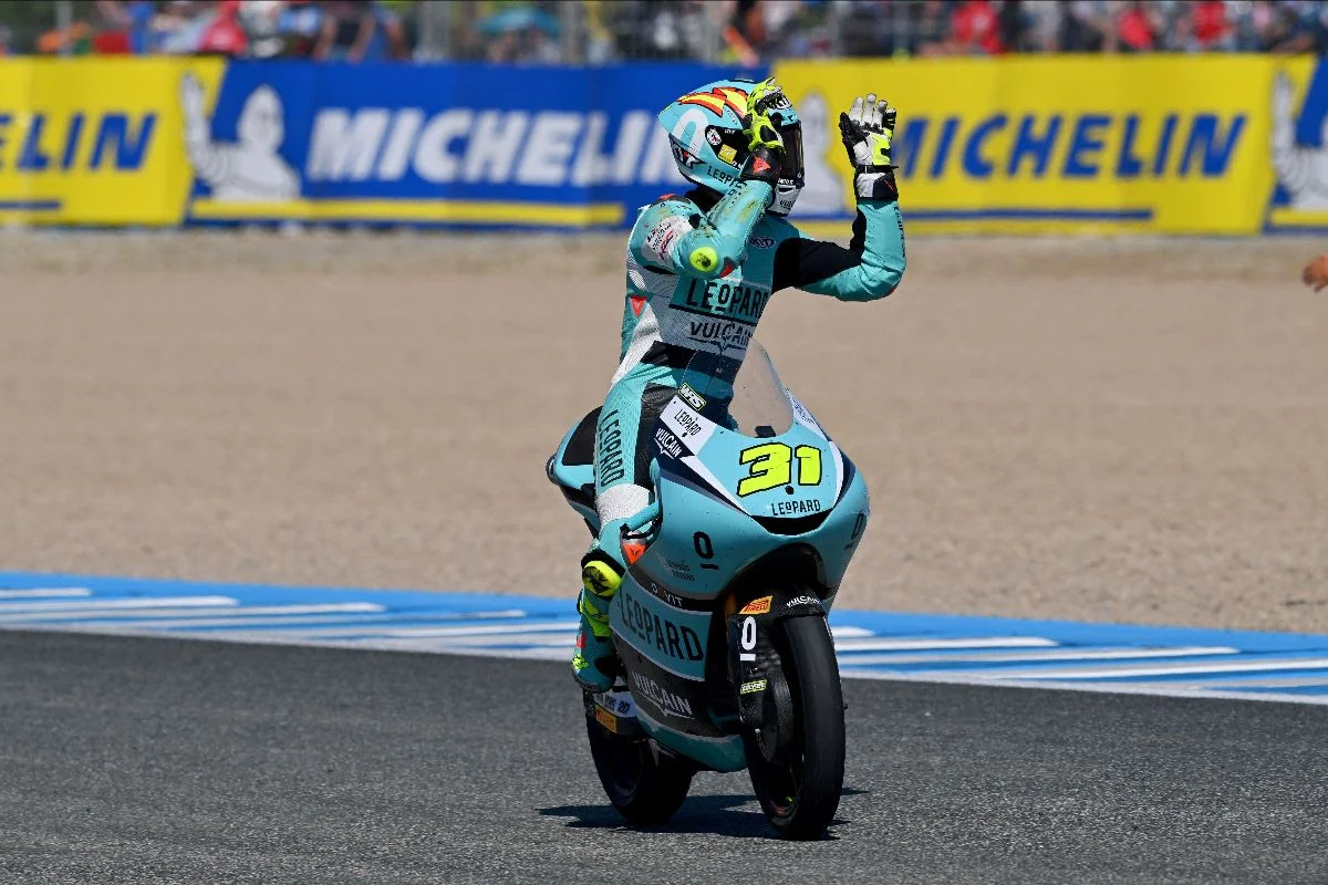 Adrian Fernandez, race in Moto 3 Spain 2025