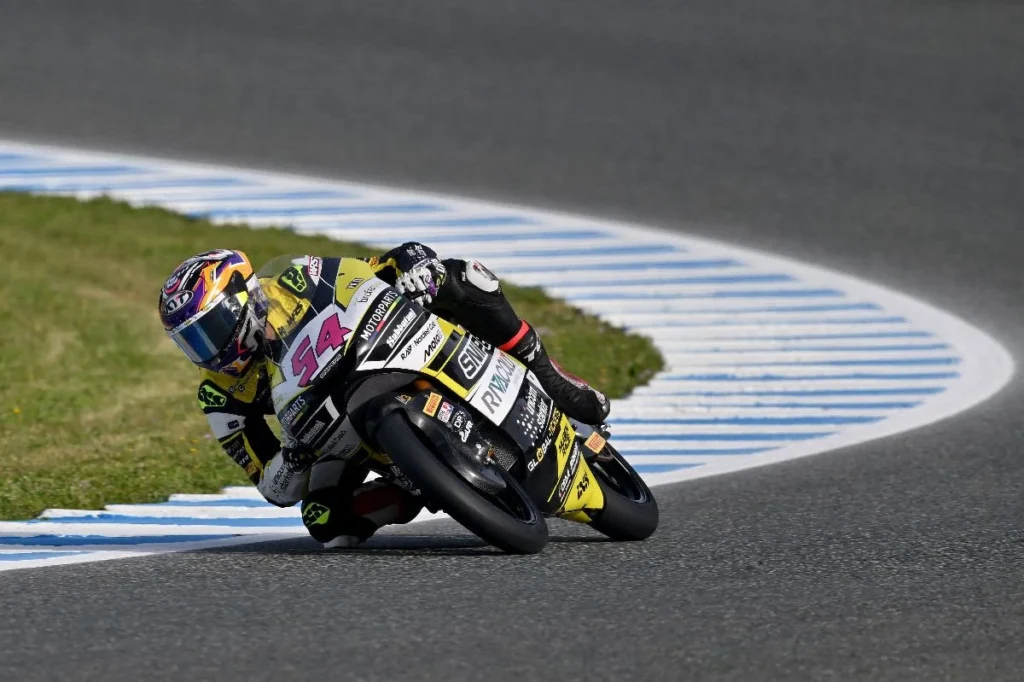 Riccardo Rossi, race in Moto 3 Spain 2025
