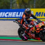 Enea Bastianin race in Aragon GP 2025