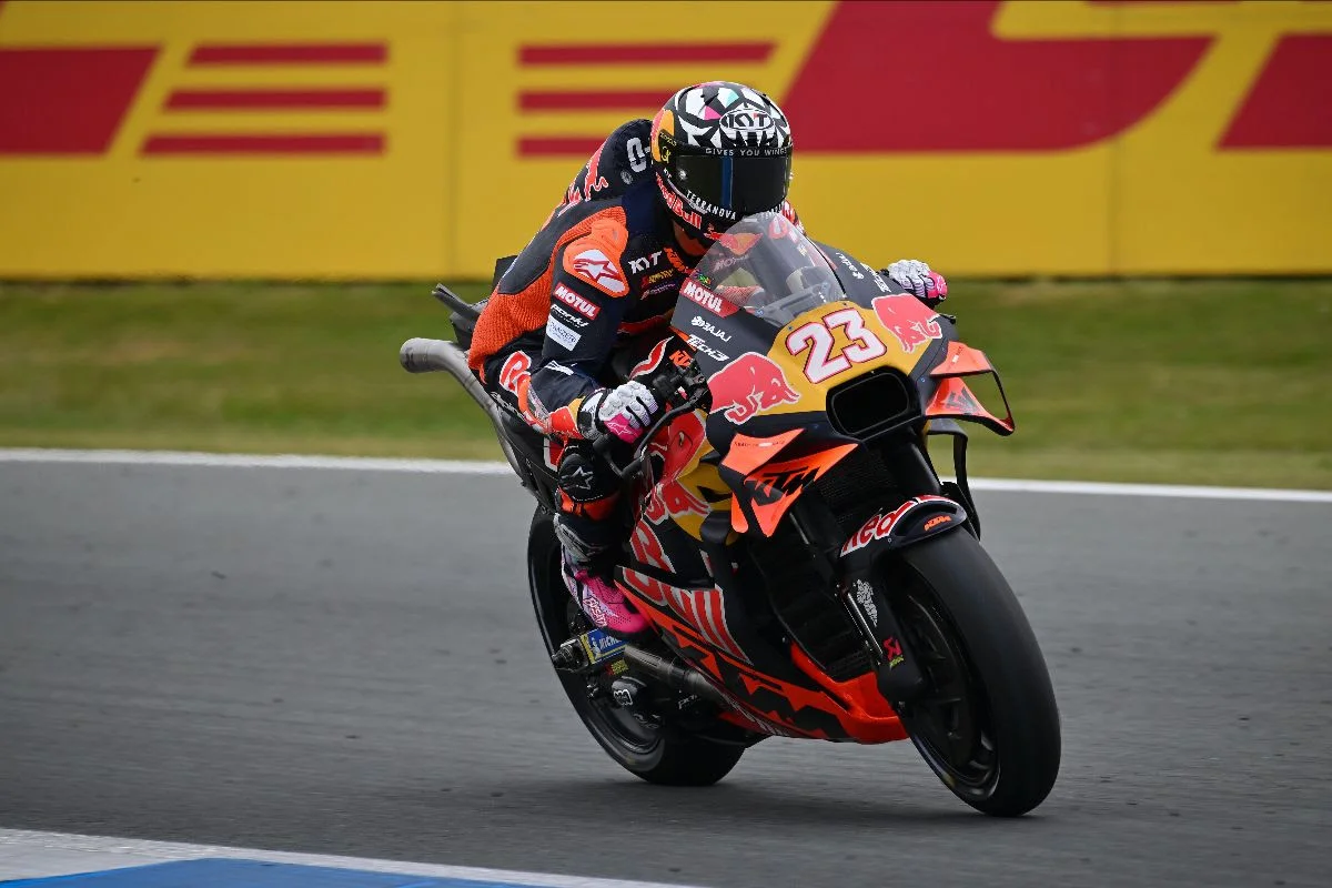 Enea Bastianini race in Assen, Dutch GP 2025