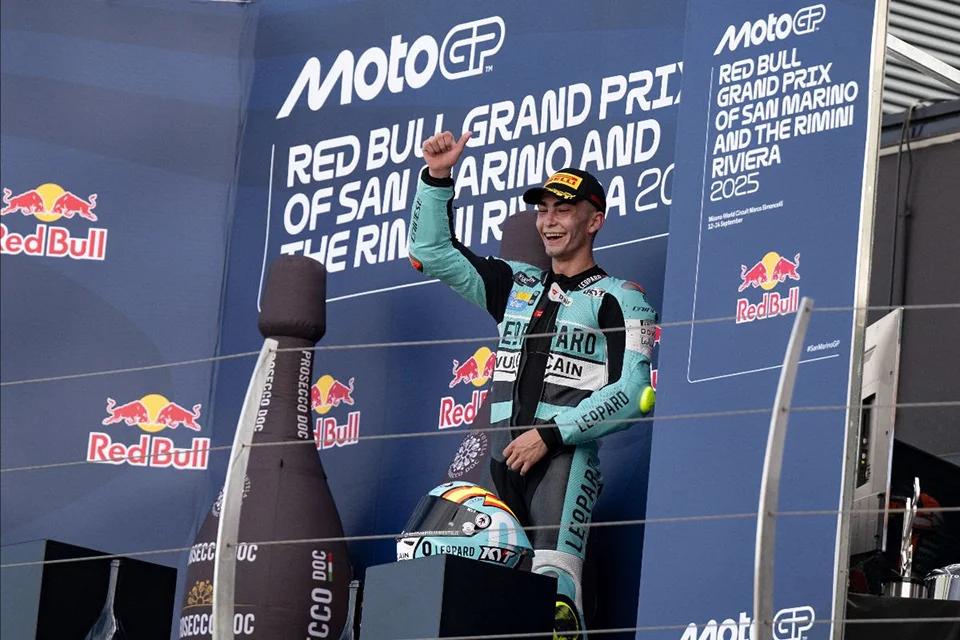 Adrian Fernandez, secured P3 on San Marino GP 2025