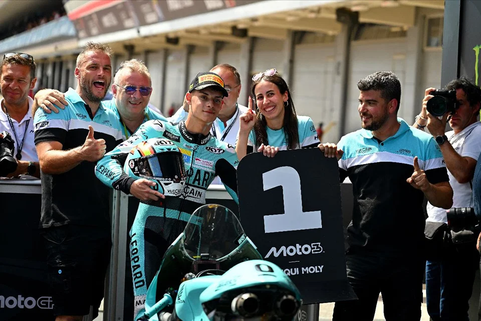 David Almansa with Crew at Catalan GP 2025
