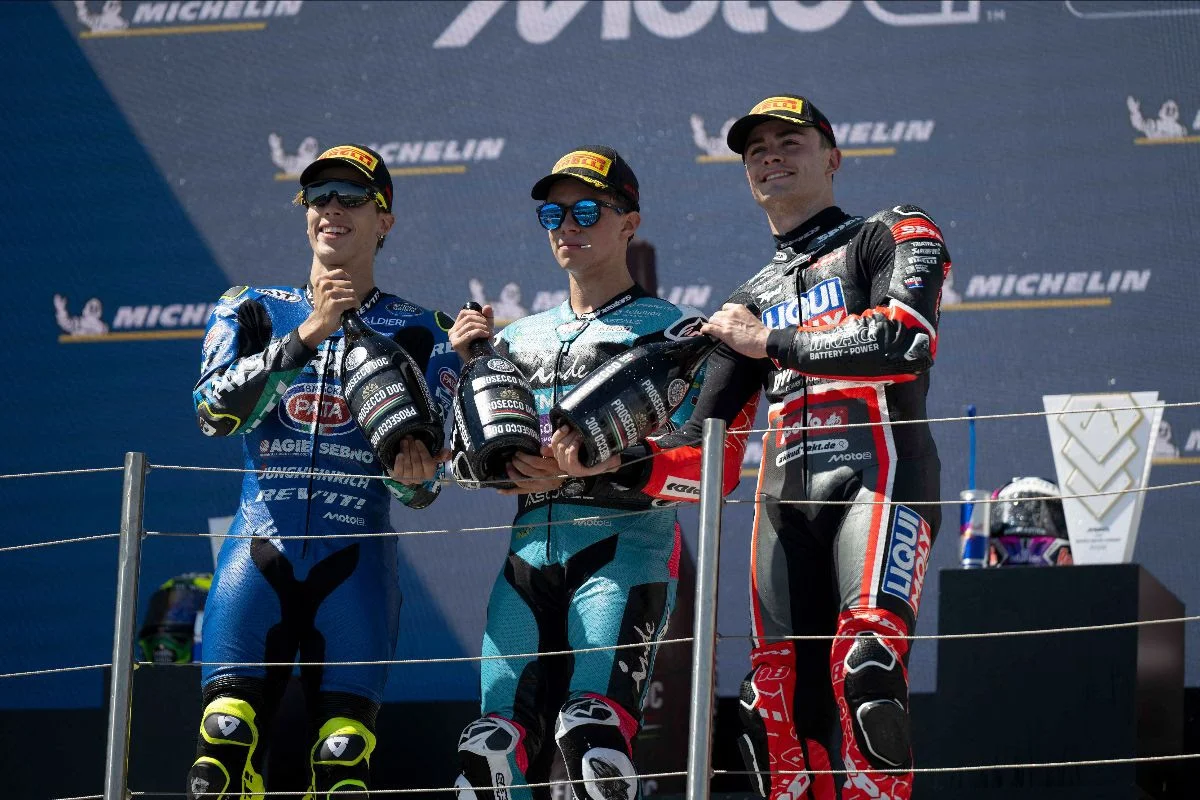 Diogo Moreira, secured P2 at HungarianGP 2025
