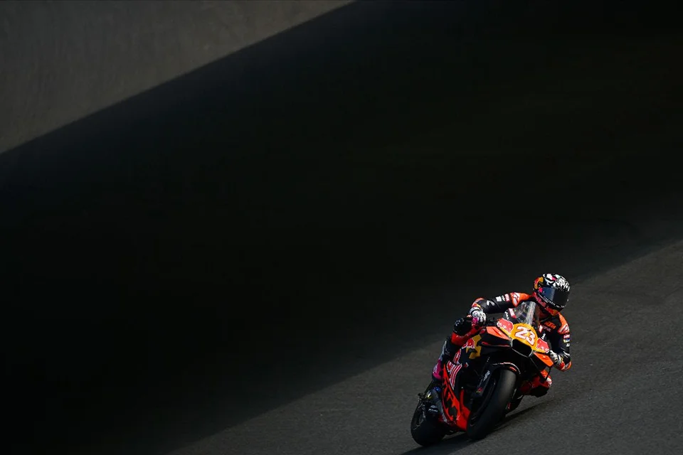 Enea Bastianini, racing at JapaneseGP 2025