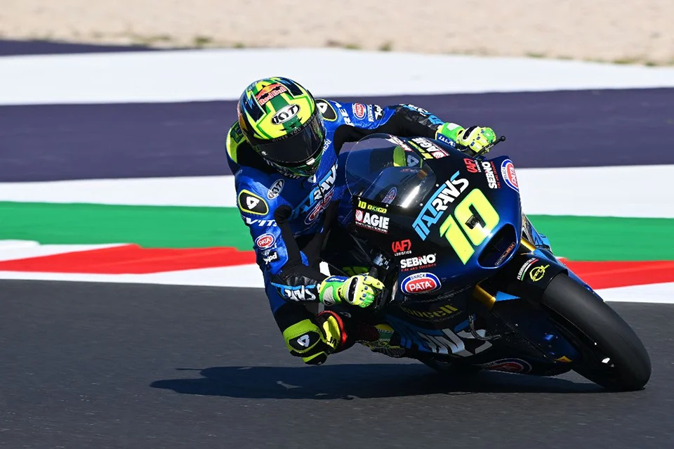 Diogo Moreira, racing at San Marino GP