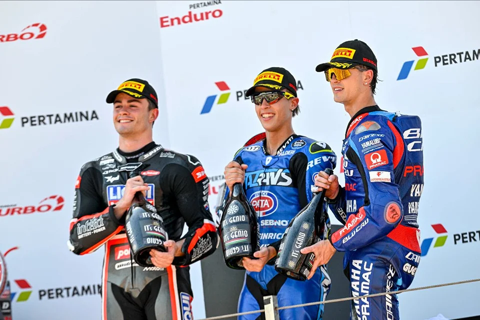 Diogo Moreira, win in Indonesian GP 2025